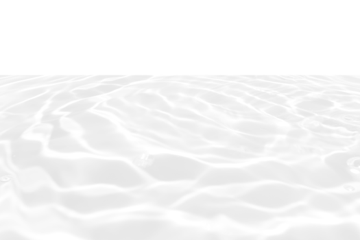 Defocus blurred transparent blue colored clear calm water surface texture with splashes reflection. Trendy abstract nature background. Water waves in sunlight with copy space. Blue watercolor shine. png