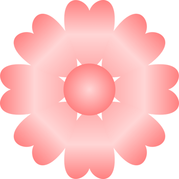 Cute flower icon png