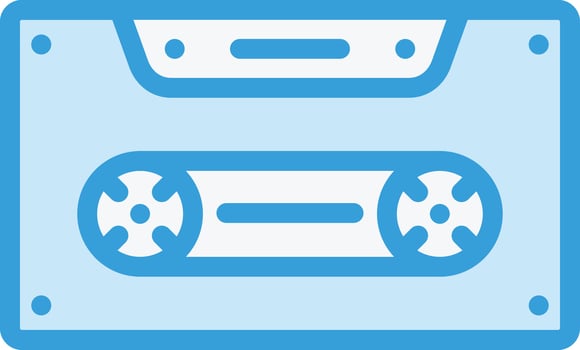 Cassette Vector Icon Design Illustration