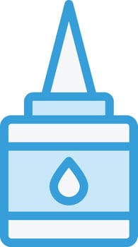 Liquid Glue Vector Icon Design Illustration