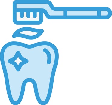 Teeth Cleaning Vector Icon Design Illustration