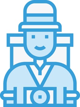 Tourist Vector Icon Design Illustration