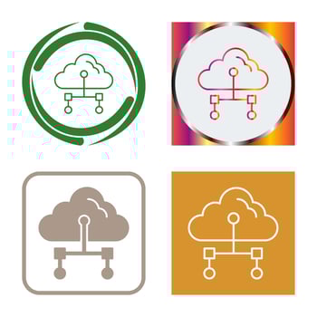 Internet Cloud Vector Icon