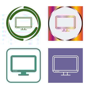 Lcd Vector Icon
