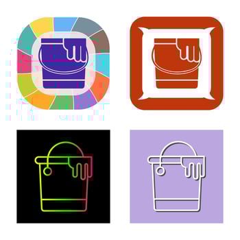 Paint Bucket Vector Icon