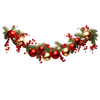 Merry Christmas and Happy New Year Concept Ai Generative png