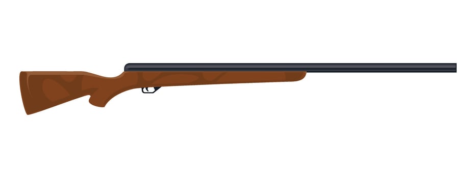 a hunting rifle vector illustration