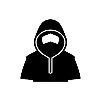 Winter coat icon - Simple Vector Illustration