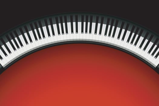 picture of piano 01 vector