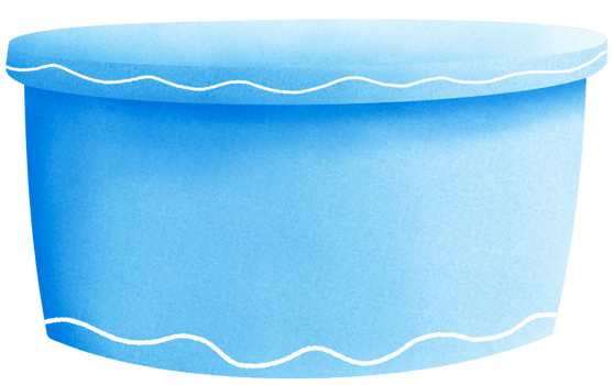 Blue Christmas gift box png