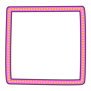 Retro 80s-90s style social media UI frame png
