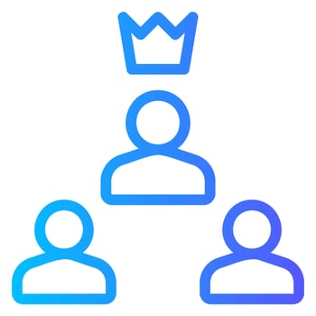 vip gradient icon vector