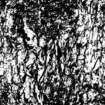 Rustic grunge vector texture with grain and stains. Abstract noise background. Weathered surface.