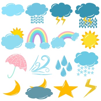 Weather icon illustration vector