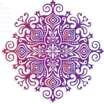 Abstract mandala design-decorative-vector-illustration vector