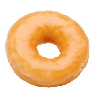 Donut isolated on transparent background png