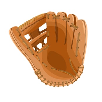Baseball glove. Isolated on white background vector