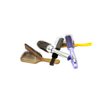 Models of female hairdressing brushes- png