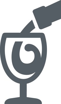 Bottle drink icon symbol vector image. Illustration of the drink water bottle glass design image
