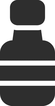 Bottle drink icon symbol vector image. Illustration of the drink water bottle glass design image