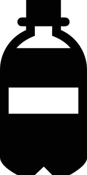 Bottle drink icon symbol vector image. Illustration of the drink water bottle glass design image