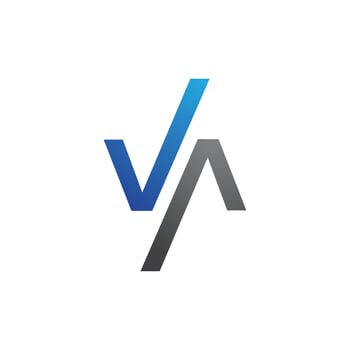 V Letter Logo Template vector