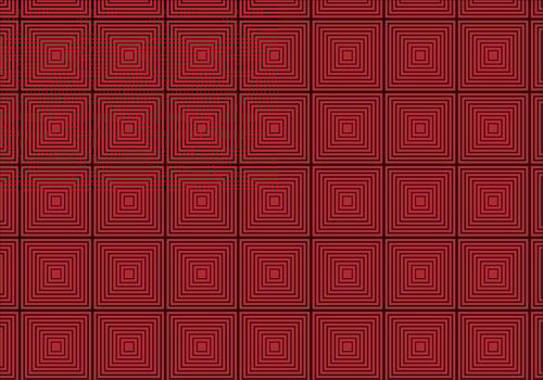 Abstract red Symphony,  Geometric Patterns and Square Textures, background vector