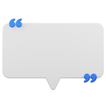 Quote Bubble Chat 3D Illustration png