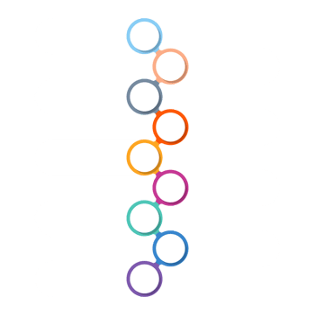 Infographic with 9 steps, process or options. png
