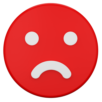 Customer Bad Review 3D Illustration png