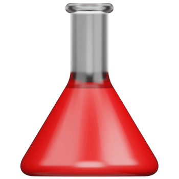 Science Flask 3D Illustration png
