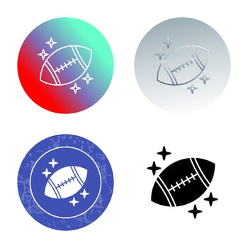 Rugby Vector Icon