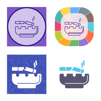 Broken Cigarette Vector Icon