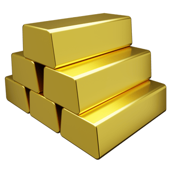 Wealth Treasure Gold Bar 3D Illustration png