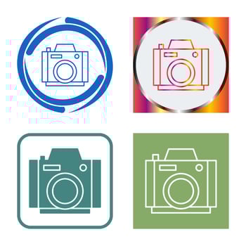 Photo Camera Vector Icon