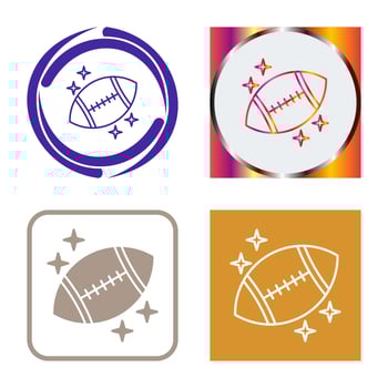 Rugby Vector Icon