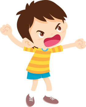 expressing anger and emotion angry cartoon character png