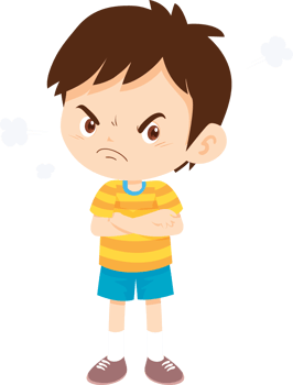 expressing anger and emotion angry cartoon character png