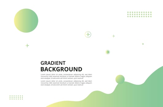 Colorful template banner with gradient.  Liquid shape and gradient colorful background. vector