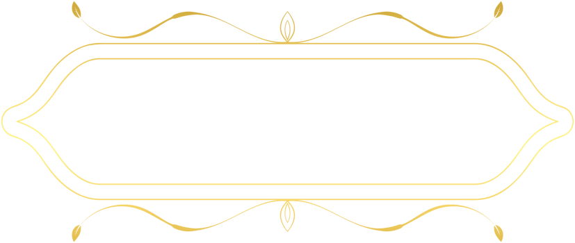 Vintage message frame rococo baroque gold color png