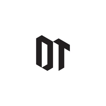 OT geometric and futuristic concept high quality logo design vector