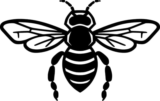 Bee - High Quality Vector Logo - Vector illustration ideal for T-shirt graphic