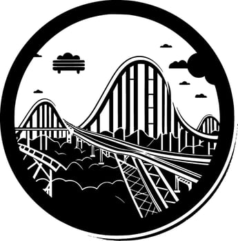 Car Coaster, Minimalist and Simple Silhouette - Vector illustration