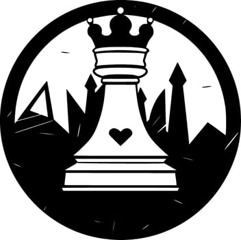 Chess - High Quality Vector Logo - Vector illustration ideal for T-shirt graphic