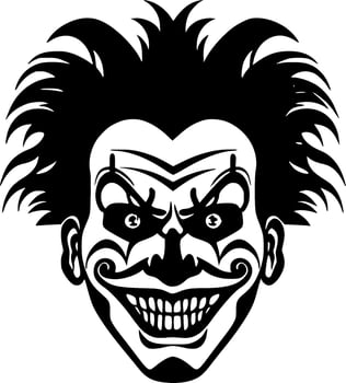 Clown - High Quality Vector Logo - Vector illustration ideal for T-shirt graphic