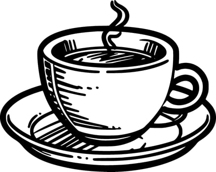 Coffee - High Quality Vector Logo - Vector illustration ideal for T-shirt graphic