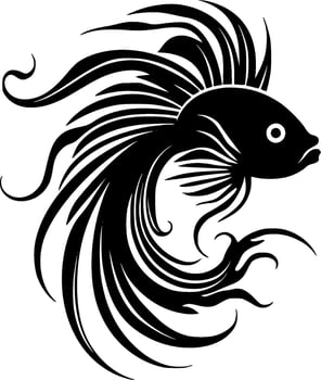 Fish - High Quality Vector Logo - Vector illustration ideal for T-shirt graphic