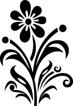 Flower - High Quality Vector Logo - Vector illustration ideal for T-shirt graphic