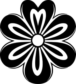 Flower - High Quality Vector Logo - Vector illustration ideal for T-shirt graphic