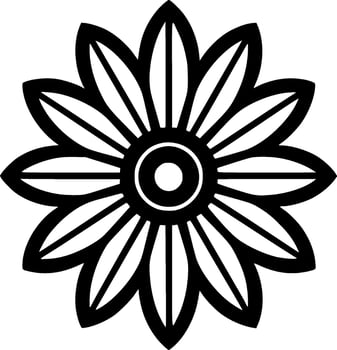 Flower - High Quality Vector Logo - Vector illustration ideal for T-shirt graphic